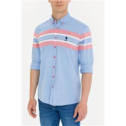 Erkek Kırmızı Uzun Kollu Gömlek