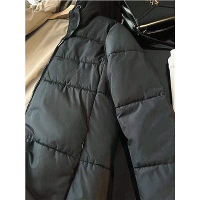 Очень теплая свободная двусторонняя куртка средней длины