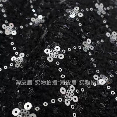 Женское твидовое мини платье А-силуэта с пайетками ЗАР*А