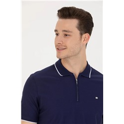 Erkek Lacivert Polo Yaka Tişört