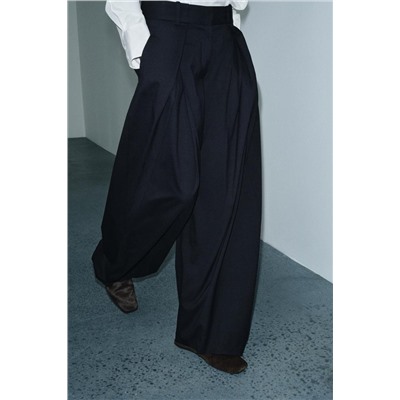 PANTALÓN WIDE LEG PINZAS ZW COLLECTION