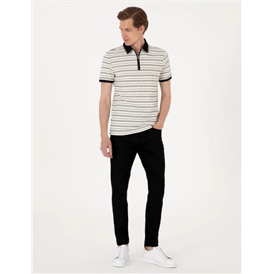 Siyah Slim Fit Jean Pantolon