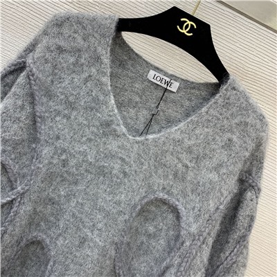 Женский свободный свитер с объёмным плетение  ЛОЕВ*Е 💛