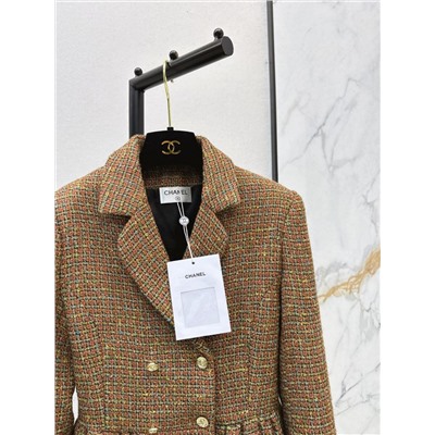 Эксклюзивный ограниченный выпуск!  Женское пальто с лацканами в стиле ретро🤎 ШАНЕЛ*Ь