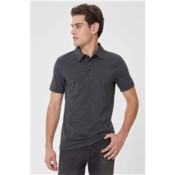 Lee Cooper Erkek Daker Polo Yaka T-Shirt Antrasit 202 LCM 242050