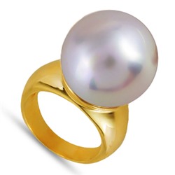 Кольцо (Майорка 16мм светло-сиреневая; покрытие золото), Есть комплект