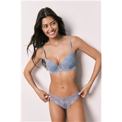 Braga clásica encaje azul