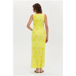 Kadın Neon Sarı Örme Elbise