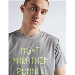 Breathable Sports T-shirt, Men, Grey