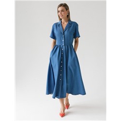 Платье из лиоцелла под деним