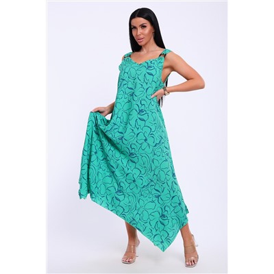 Сарафан летний больших размеров пляжный домашний 5739