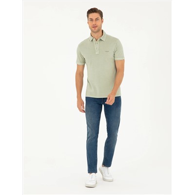 Yeşil Slim Fit Tişört
