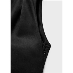 Vestido lino asimétrico