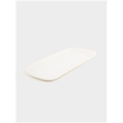 Блюдо, 36x16 см, прямоугольное, белое, Gallery