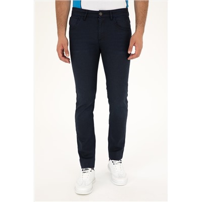 Erkek Lacivert Jean Pantolon