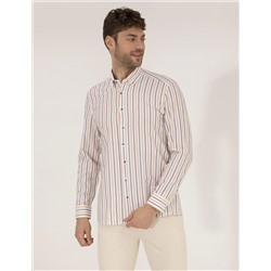Pembe Regular Fit Uzun Kollu Gömlek
