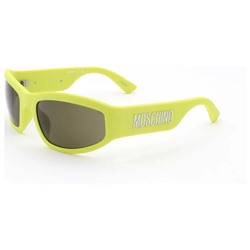 Moschino  Men's Yellow Rectangular Sunglasses