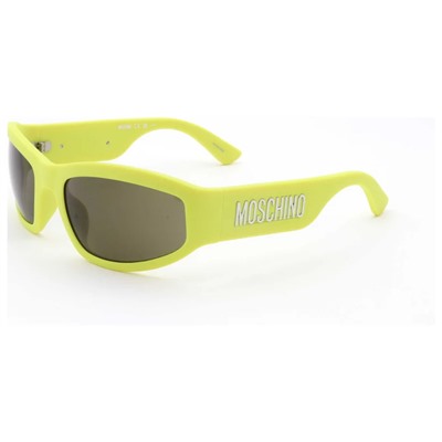 Moschino  Men's Yellow Rectangular Sunglasses