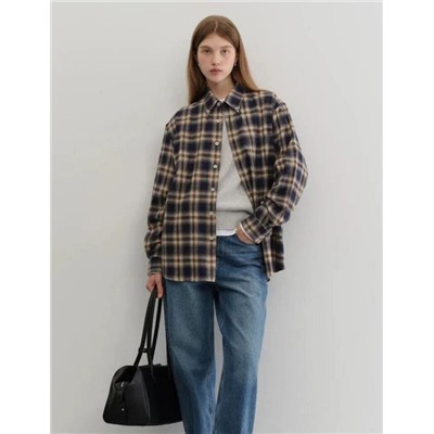 Женская рубашка в клетку