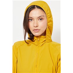 Chaqueta con capucha - Mostaza