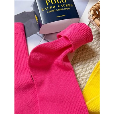 Классические цветные хлопковые носки в эстетике сдержанной элантности old money  Ralp*h Laure*n