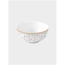 Пиала, 12х6 см, фарфор P, белая, Цветы, Spring Bloom