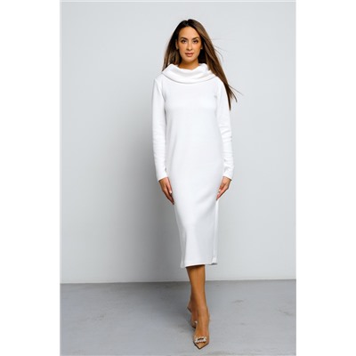 Платье свитер миди 391WHT
