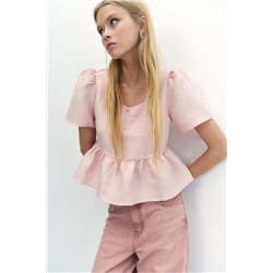 Женская блузка из плотной жаккардовой ткани  H&*M 🖤