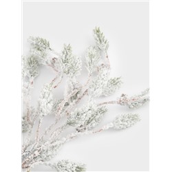 Ветка декоративная, 70 см, пластик, Заснеженная ветка, Interior natural