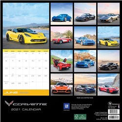 2021 Dream Cars 12"x12" Wall Calendar