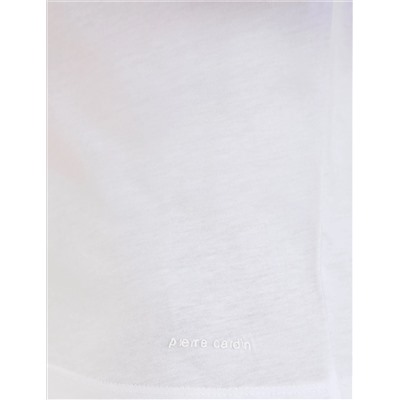 Beyaz Slim Fit Bisiklet Yaka Basic Tişört
