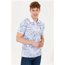 Erkek Mavi Polo Yaka Tişört