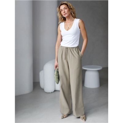 Топ из премиального хлопка с эластаном