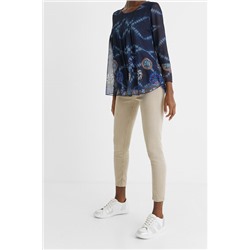 Camiseta evasé fluida