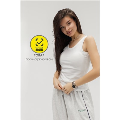 Майка женская в рубчик