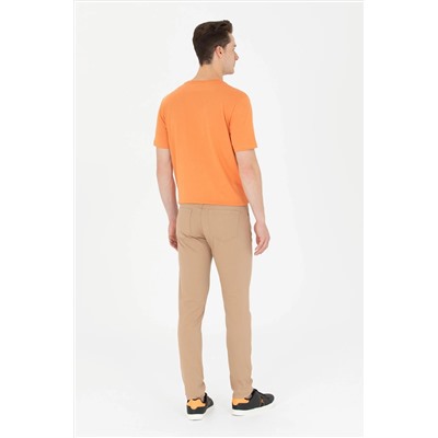 Erkek Camel Kanvas Pantolon