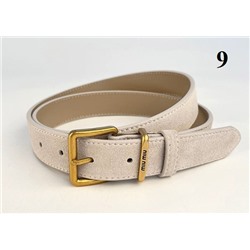 Матовый кожаный женский пояс из воловьей кожи