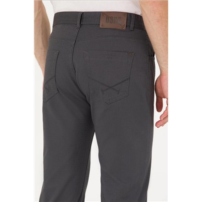 Erkek Antrasit Kanvas Pantolon