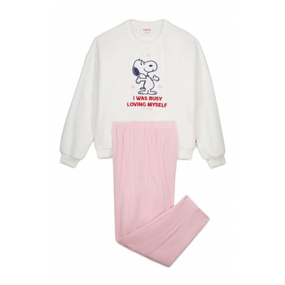 Pijama largo polar Snoopy