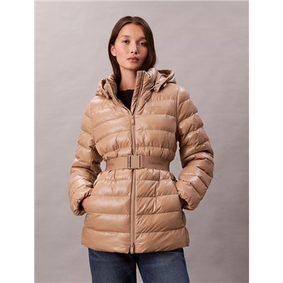 Belted Puffer Jacket