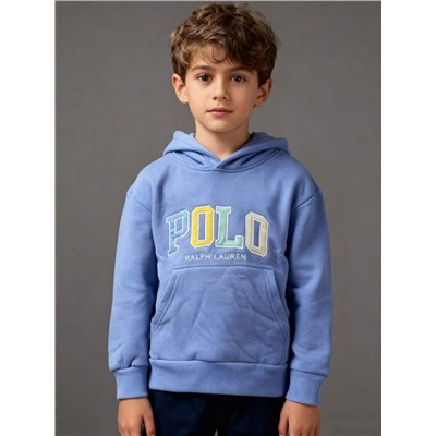 Тёплая детская толстовка с начёсом  ПОЛ*О РАЛЬФ  Состав: хлопок
