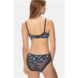 Braga clásica Generous de suave microfibra y detalles en malla