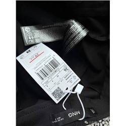 Mang*o ♥️ изысканные прямые брюки длиной до щиколотки, экспорт✔️ цена на бирке 29 💶    ✅Цвет: на фото    ✅Материал: 52%хлопок; 45%полиэстер; 3%спандекс