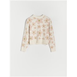 Pullover mit Blumenmuster