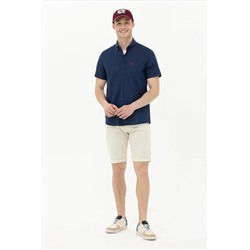 Erkek Lacivert Kısa Kollu Gömlek