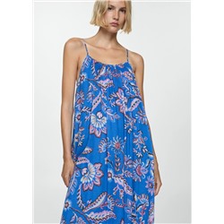 Vestido largo estampado floral