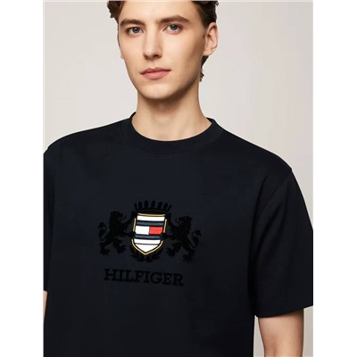 Футболка из  хлопка 2 цвета ТОММИ ХИЛФИГЕ*Р