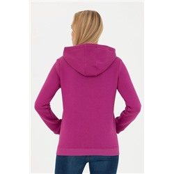 Kadın Menekşe Basic Sweatshirt