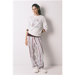 Camiseta manga 3/4 100% algodón blanco