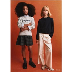 Трикотажное комбинированное платье МАНГ*О